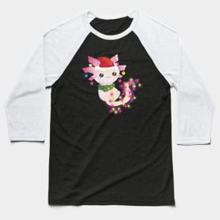 christmas santa axolotl Baseball T-Shirt